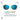 Oval sunglasses with mirrored blue lenses and silver metal frames, shown on a white background with text reading '12% VLT', 'SPECTRON HD 3 POLARIZED', and lens feature copy. #color_translucent-crystal-/-blue-with-spectron-3-hd-polarized-lens