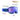 Blue and black REACTIV ski goggles with a purple-blue reflective lens, shown with callout lines and text explaining features like photochromic lens transitions, dual lens construction, extra wide strap, and cylindrical lens shape on a white background. #color_blue-blue-with-reactiv-1-3-high-contrast-lens