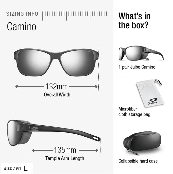 Julbo Camino Sunglasses, Black/Naranja, Talla Única