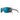 The Julbo-usa Camino features gray wraparound frames, blue polarized lenses, removable side shields, and a branded logo on the temple. #color_translucent-black-gray-with-spectron-3-polarized-hd-lens