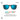 Spectron HD 3 polarized sunglasses with a dark gray frame and vibrant blue mirrored lenses, shown on a white background with product specifications and text. #color_black-with-spectron-3-polarized-hd-lens