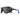 Julbo Eyewear's Explorer 2.0 RX sport sunglasses in black and blue, featuring REACTIV photochromic lenses, side shields, dark lenses, and wraparound temples for mountaineering, are shown on a white background. #color_black-/-blue