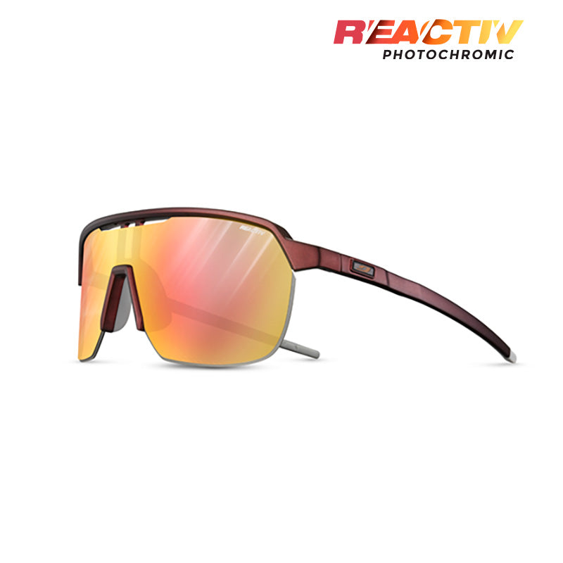 #color_Burgundy / Light Gray with REACTIV 1-3 Light Amplifier lens