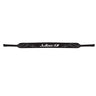 Black Neoprene Sunglass Strap by Julbo Eyewear with gray mountain graphics and a white logo in the center, featuring a universal fit, shown on a white background.