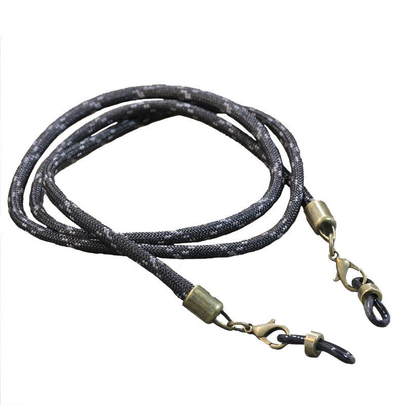 #color_Vintage Sunglass Lanyard-Black/Charcoal