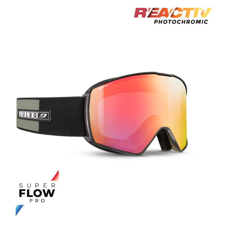 #color_Black / Green with REACTIV 1-3 High Contrast lens