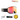 Ski goggles with red and yellow lens on a white background, featuring Julbo branding and awards. #color_black-green-with-reactiv-1-3-high-contrast-lens