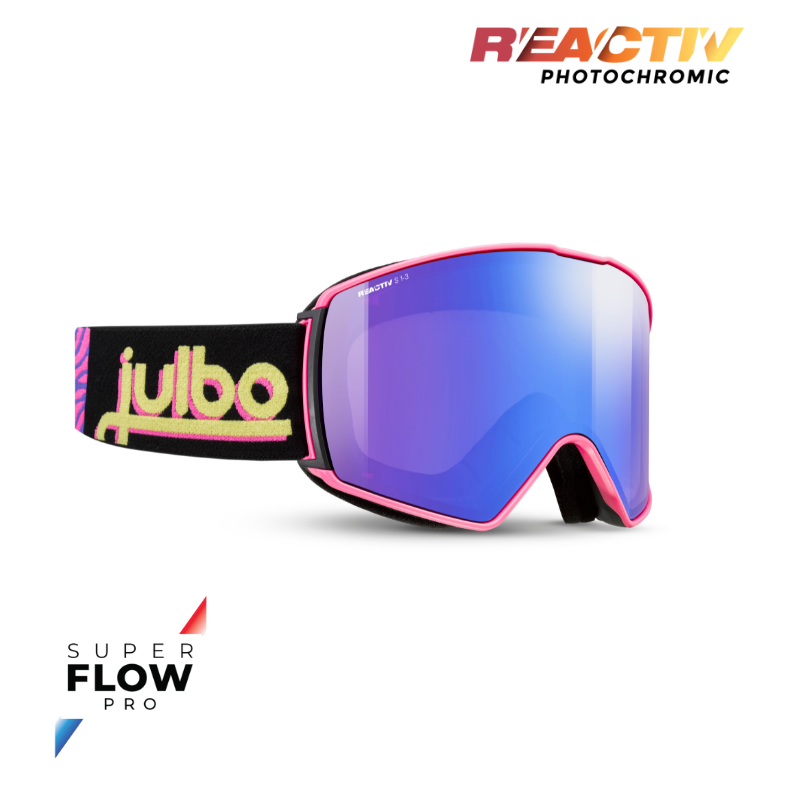 #color_Black / Pink Tiger with REACTIV 1-3 High Contrast lens