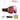 The Julbo Eyewear Launcher snow goggles feature a matte black cylindrical frame, red photochromic lens, SuperFlow Pro anti-fog technology, adjustable strap, and four award badges for product recognition. #color_black-with-reactiv-0-4-high-contrast-lens