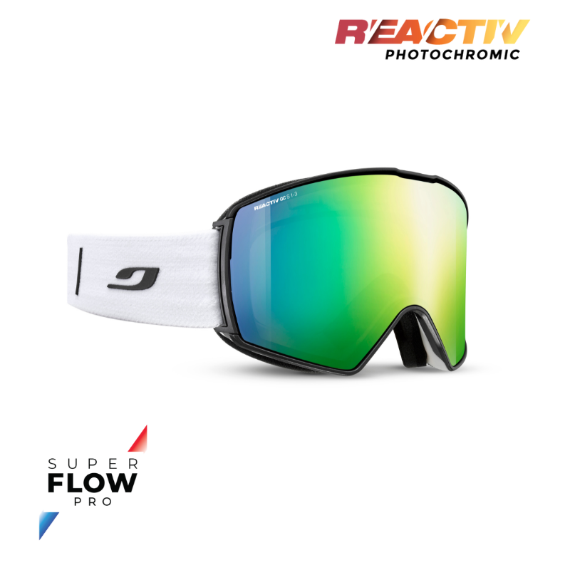 #color_White with REACTIV 1-3 Glare Control lens