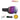 Reactiv Pro ski goggles with a black strap and a purple-to-blue iridescent lens, shown on a white background with 'REACTIV PHOTOCHROMIC' and 'SUPER FLOW PRO' text overlays. #color_black-with-reactiv-0-4-high-contrast-lens