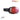 Goggles with a black strap and a red-to-pink mirrored lens, shown on a white background with Reactiv Technology and Super Flow Pro logos. #color_black-grey-with-reactiv-0-4-high-contrast-lens