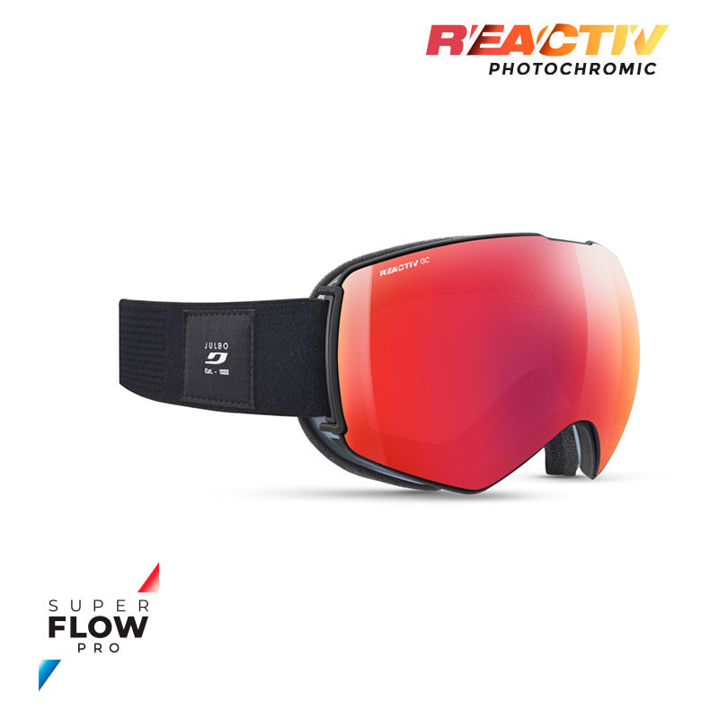 #color_Black / Grey with REACTIV 1-3 High Contrast Red Mirror Lens