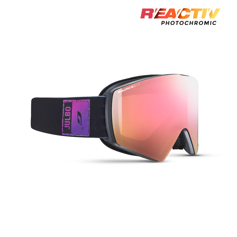 #color_Black / Purple with REACTIV 1-3 Glare Control lens