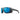 Shield sunglasses with a black and blue frame and blue lens #color_black -blue-with-spectron-3-lens