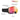 A pair of black REACTIV photochromic ski goggles with a large mirrored lens showing pink, orange, and yellow iridescence. The image features callout lines and text explaining product features like REACTIV photochromic lens transitions, dual lens anti-fog coating, extra wide strap, and spherical lens shape. #color_black-with-reactiv-1-3-high-contrast-lens